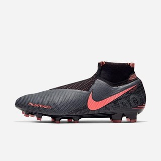 Ghete Fotbal Nike Phantom Vision Elite Dynamic Fit FG Firm-Ground Dama Gri Inchis Negrii Mango Desch